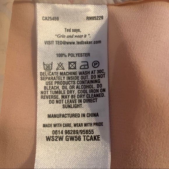 Ted Baker London Short Sleeve Floral Blouse - Picture 6 of 6